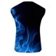 thumbnail image 3 of Hombres Moda Casual Impresión Suéter Cuello Redondo Deportes sin Mangas Tanque, 3 of 5