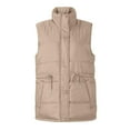 thumbnail image 4 of Fartey Womens Winter Outerwear Vest Dressy Casual Button Down Zip Up Padded Gilet Drawstring Sleeveless Jackets Coats with Pockets, 4 of 5