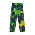 thumbnail image 5 of Daiia Dinosaurs and Flowers Men's Sleep Pant with Pockets and Drawstring,Pajama Pants-Medium, 5 of 9