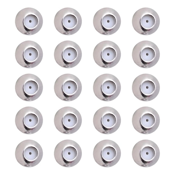 Pack of 20 Earring Backs Safety Clutches Earring Plugs Locking Earring Backs Earring Supports Suitable for Studs Earring