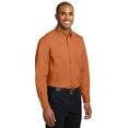 thumbnail image 4 of Port Authority TLS608 Mens Long Sleeve Easy Care Shirt, Texas Orange - 3XL Tall, 4 of 6