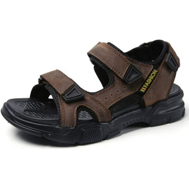 Asifn Sandalias de Exterior para Hombre Sandalias de Pescador Sandalias de Masaje con amortiguación cómoda Sandalias elásticas Suaves Sandalias de Playa Xishao ropa