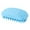 Blue, variant on Rubber Brush for Short Haired Dogs Soft Gentle Deshedding Wet Dry Dual Use Bath Grooming Loose Hair Removal for Dogs Cats