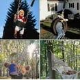 thumbnail image 2 of Tree Swing Straps Hanging Kit With Two Zinc Alloy Carabiners, 2 of 3