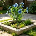 thumbnail image 4 of MMJ Artificial Flowers Bouquet Set of 2 Faux Outdoor UV Resistant for Patio Garden Porch Decor, 4 of 5