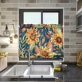 thumbnail image 7 of Sunflower Kitchen Curtains 2 Panels UV Protected Tier Curtains, Half Window Curtains Kitchen Tiers for Guest Room Bathroom Sink Laundry Room Basement,36 x 27 Inch, 7 of 7