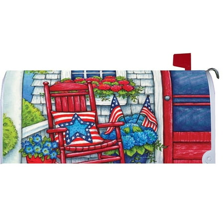 - Custom Decor Mailbox Makeover - Patriotic Porch