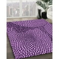 thumbnail image 3 of Ahgly Company Machine Washable Indoor Rectangle Transitional Heliotrope Purple Area Rugs, 2' x 3', 3 of 7