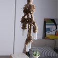 thumbnail image 4 of Suspension vintage à 5 têtes en corde de chanvre pour lampe rétro, base E27, 4 of 4