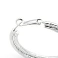 thumbnail image 2 of Textured Twisted Hoop Earrings - Silver Tone 1.5 Inch Classic Fashion Hoops Jewelry Silver, 2 of 7