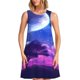 thumbnail image 1 of Fotbe Dreamy Colorful Starry Sky Vestido de Verano sin Mangas para Mujer – Vestido Midi Línea A, Estilo Camiseta Floral, Vestido Playero Casual y Fluido, 1 of 7
