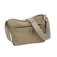 thumbnail image 3 of Bolso bandolera tipo cartera, elegante y moderno, para viajes y compras. Caqui oscuro, 3 of 8
