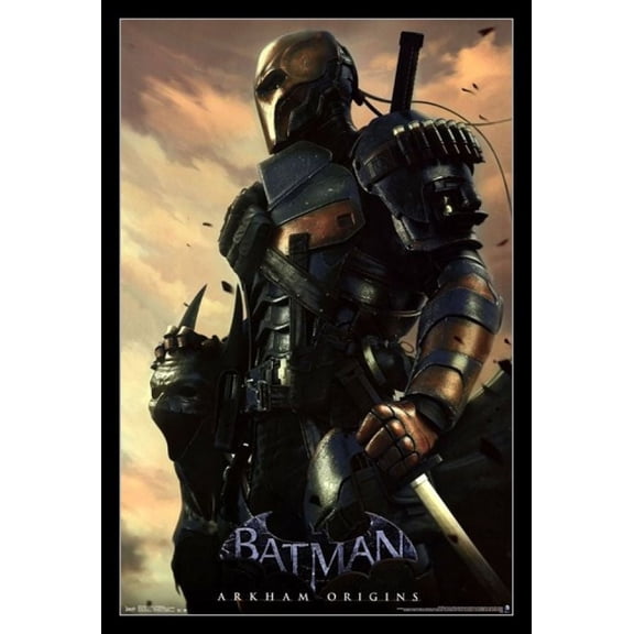 Batman Arkham Origins - Deathstroke Laminated & Framed Poster Print (24 x 36)