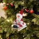 thumbnail image 1 of Muñeco de trineo de Papá Noel esmaltado - Adorno colgante de árbol de Navidad de 7x14x18cm para decoración navideña, 1 of 3
