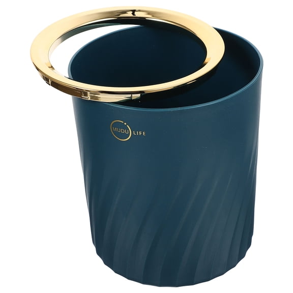 GOOHOCHY Dark Green Trash Can With Lid Convenient Waste Disposal 2Pack 6.09X5.11X5.11In