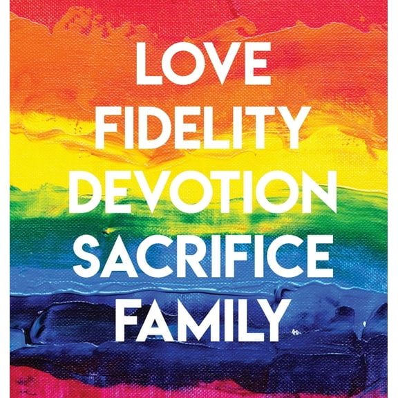 Rainbow Wedding Guest Book (Hardcover)