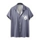 thumbnail image 1 of Camiseta Casual con Botón de Solapa de Color Sólido de Manga Corta para Hombres, Camiseta Ligera para Fiesta, Trabajo, Viajes Y Primavera Verano, 1 of 5