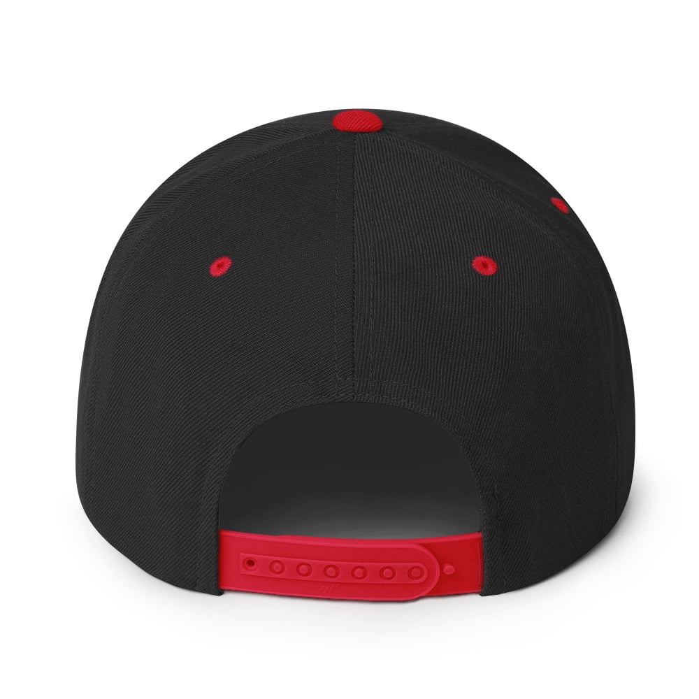 Team Rocket Snapback Hat (Black/ Red)