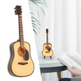 thumbnail image 3 of Tebru NEW Wooden Miniature Guitar Model Mini Guitar Replica Musical Instrument Model, 3 of 7