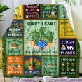 thumbnail image 2 of Plant Blanket Gardening Gifts for Women Men Gardeners Plants Lover Soft Plants Throw Blanket Presents Birthday Christmas 50"x40", 2 of 7