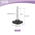 thumbnail image 2 of Uxcell 5Pack Tee Wing Knobs Thumb Screws, M6 x 40mm Clamping Screw Knob 36mm Dia., Black, 2 of 6