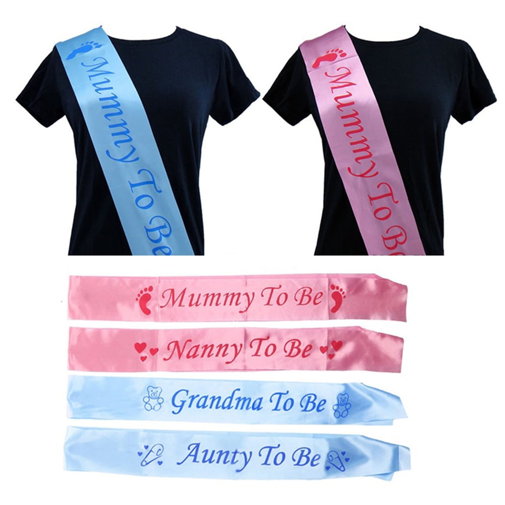 Baby Shower Sash, Mom to be Sash for Mom Kit for Baby Shower Party