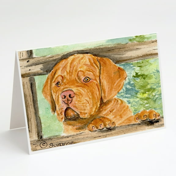 Dogue de Bordeaux Greeting Cards and Envelopes Pack of 8
