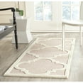 thumbnail image 3 of SAFAVIEH Cambridge Justine Geometric Quatrefoil Wool Area Rug, Light Pink/Ivory, 8' x 10', 3 of 10