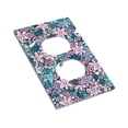 thumbnail image 3 of ZICANCN Outlet Covers Wall Plate, Pink Abstract Flower Light Switch Cover Decorative, Duplex Toggle Combo 1-Gang, 3 of 9