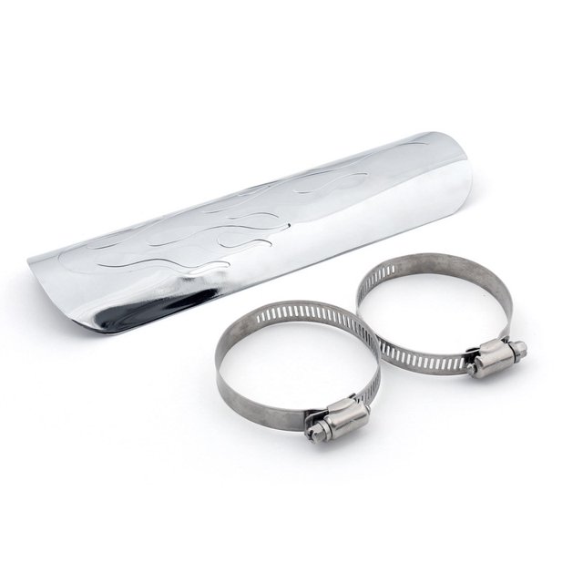Nouvelle Protection de Tuyau d'Échappement Chrome pour chopper GER Dyna