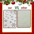 thumbnail image 5 of Christmas Tree Skirt 36 inch, Tree Skirt for Christmas Decoration, Snowflake Print Plush Sequins Mat for Xmas (Colorful Snowflake), 5 of 9
