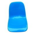 thumbnail image 1 of Asiento de cubo moldeado Asiento de cubo de plástico Cafés Fácil de instalar Restaurantes de repuesto Silla con respaldo de plástico para comidas come azul, 1 of 8
