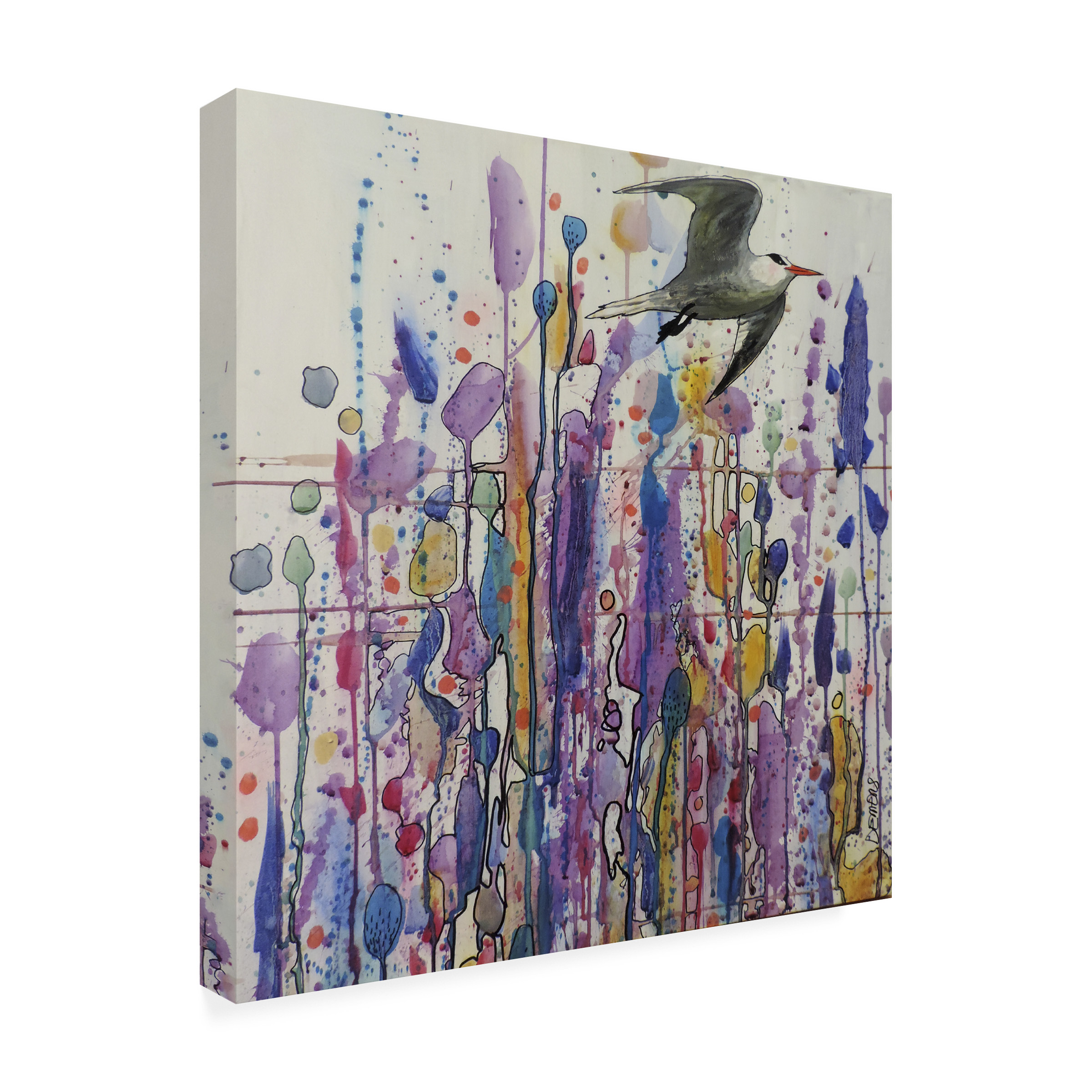 Sylvie Demers 'Libre Voie' Canvas Art
