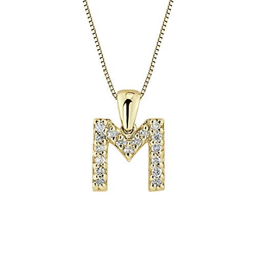 Gold chain shop with letter m