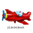 thumbnail image 4 of Globos HAUCIAJEIN número 1 rojo de 40" con avión para fiesta, 4 of 5