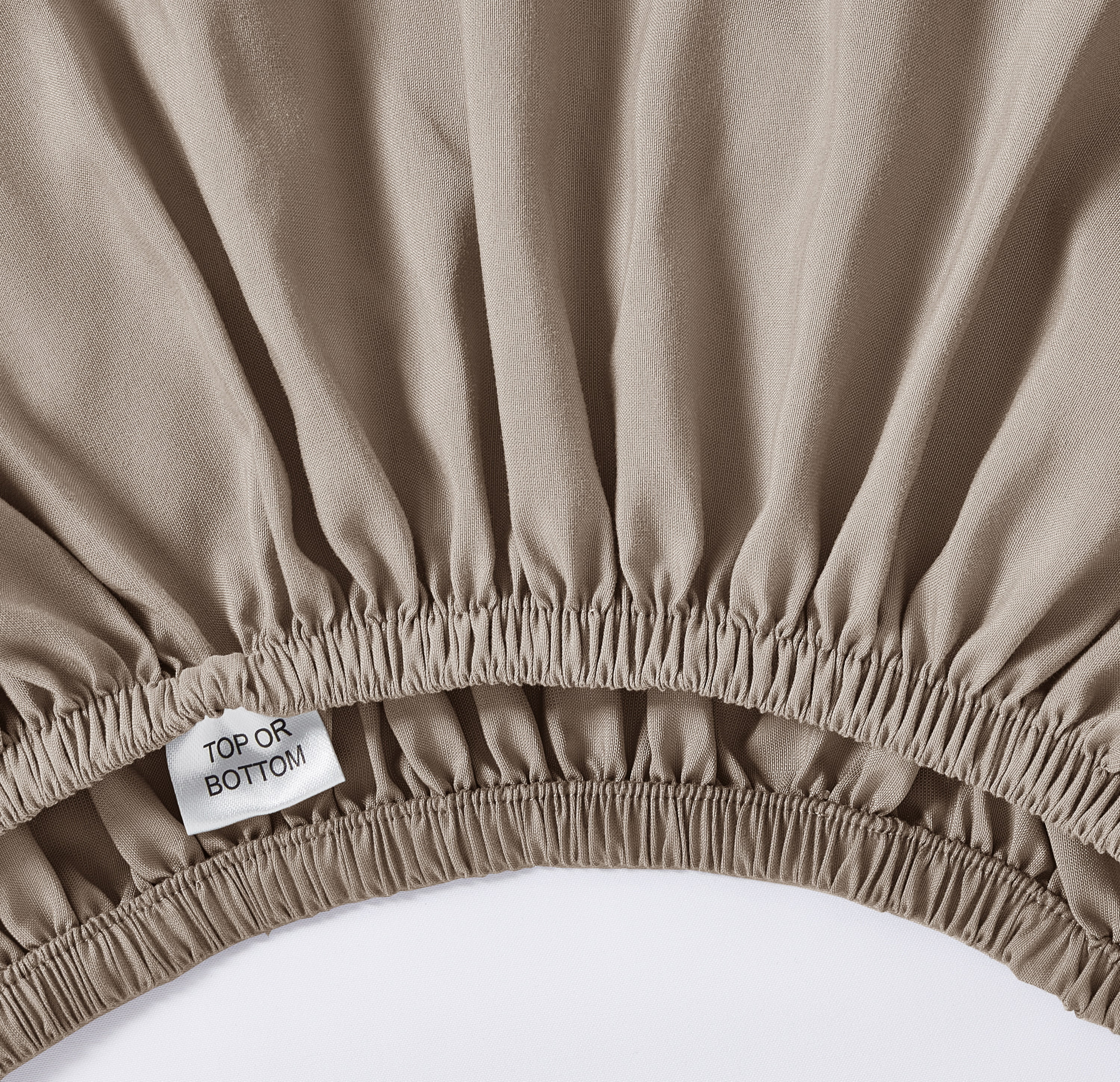 Mainstays Comfort Chill Microfiber Bed Sheet Set, Full, Brownstone, 4 Piece