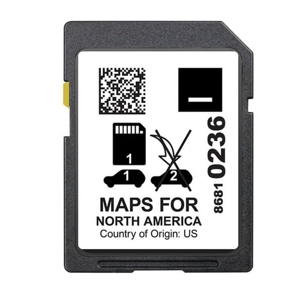 Dernière Carte de Navigation 2023 86810236 pour Cadili Chevry Carte Carte Amérique du Nord Carte Mémoire GPS, 1 * Carte Carte, Noir