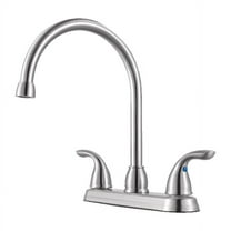 Pfirst Series 2-Handle Kitchen Faucet in Stainless Steel