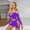 Purple, variant on iTNHFP Womens Dresses Long Sleeve Casual Women Sexy Lingerie Sleepwear Nightwear Fishnet Sheer Lingerie Set