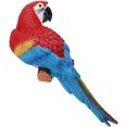 thumbnail image 4 of nipocaio Delaman Resin Parrot Figurine Model Toy Model Figurine Garden Sculptures Wall Decorations (Color : Red, Size: Lift), 4 of 5