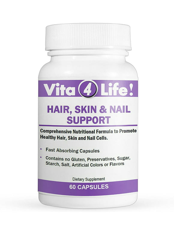 Vita4Life, 2000 Mcg, Biotin+msm, Hair Skin and Nail Support  60 Count