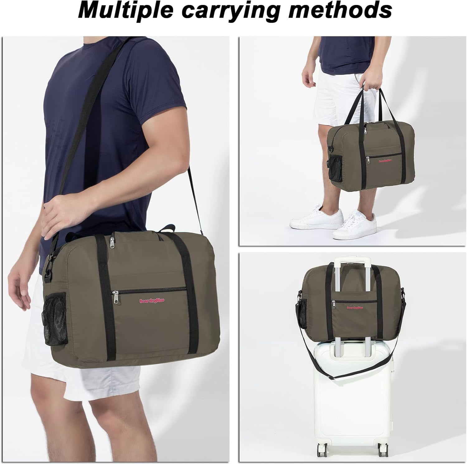 17X13X8 Inches JetBlus Airlines Personal Item Under Seat Duffel bag Suitable for Major Airlines including Spirit, Jetblue, Frontier, and American - Duffel Bag Design