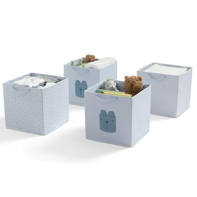 Contenedores de tela Delta Children BabyGap Brannan Bear, paquete de 4