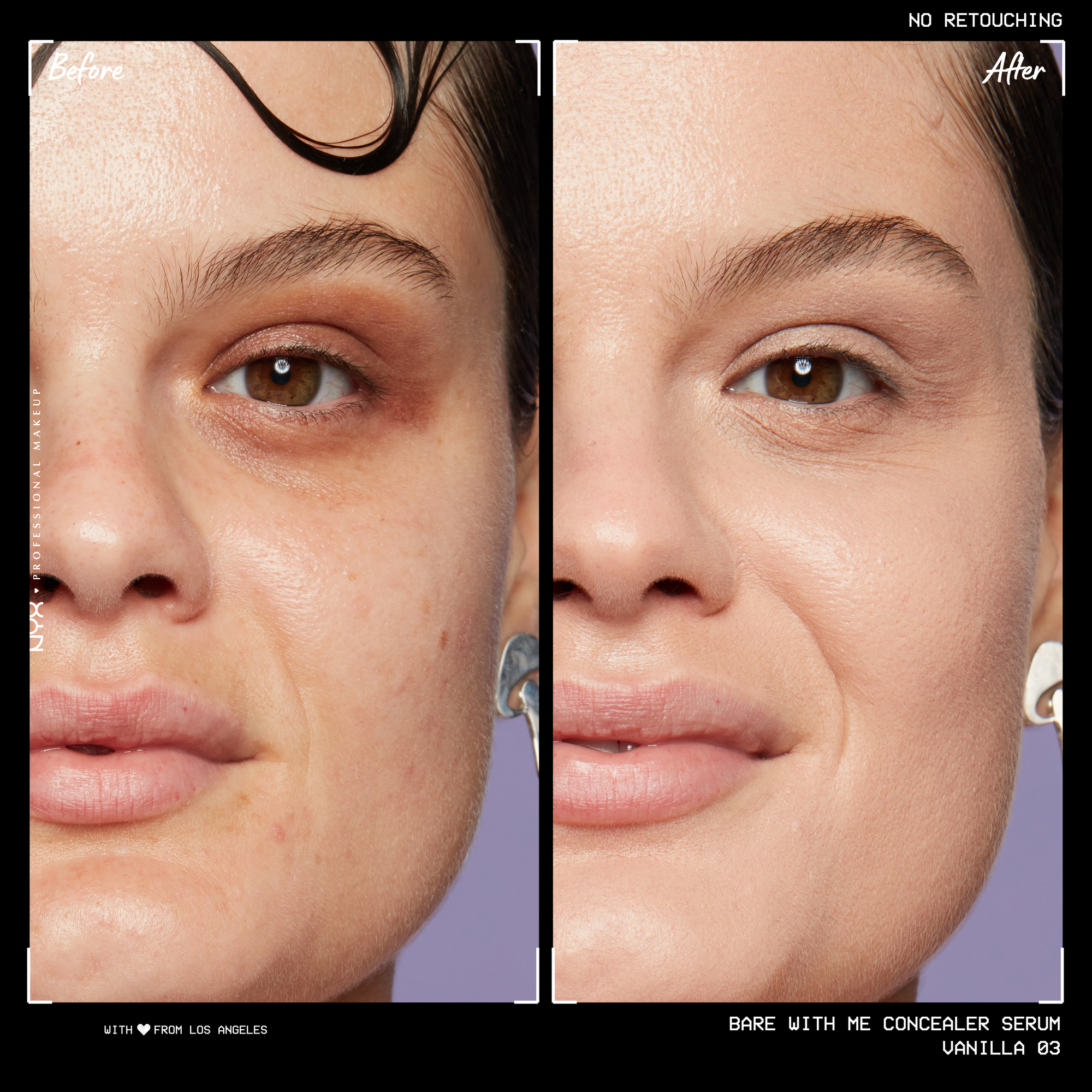 NYX Professional Makeup Bare With Me Concealer Serum, Medium Coverage, Vanilla, 0.32 fl oz - image 5 of 11