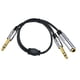 thumbnail image 1 of Cable Adaptador Divisor de Sonido ANGGREK Hembra a Doble Macho 6,35 mm Estéreo Extensible Plug and Play, 1 of 8