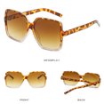 thumbnail image 2 of Oversized Sunglasses for Women Fashion Rectangle Ladies Shades, Yellow, 2 of 3