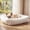 Faux Rabbit Plush-28*22*8 inches, variant on Faux Rabbit Plush Pet Bed 23*23*8 inches For Indoor Cats and Small Dogs