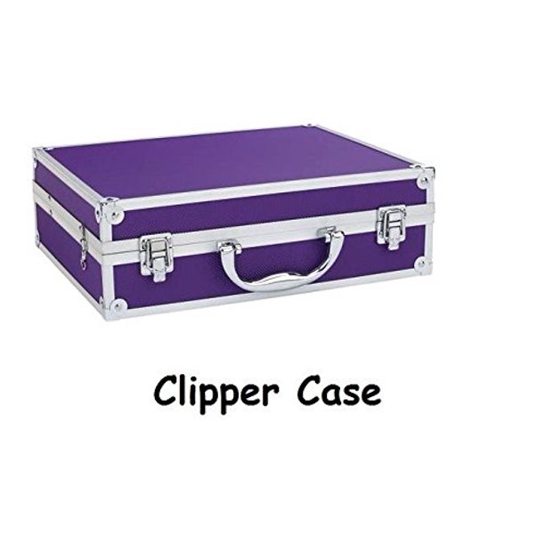 Pet Groomers Purple Clipper or Blade Case Portable Grooming Organizer