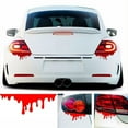 thumbnail image 3 of TONAIN iversal Fit Car Front Rear Decor Decal Bld Blood Drip Zombie Stiers B1, 3 of 9