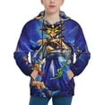 thumbnail image 4 of Boys Girls Yu-Gi-Oh Hoodie 3D Print Pullover Hooded Long Sleeve Sweatshirts Tops Blouse with Pocket X-Large, 4 of 7